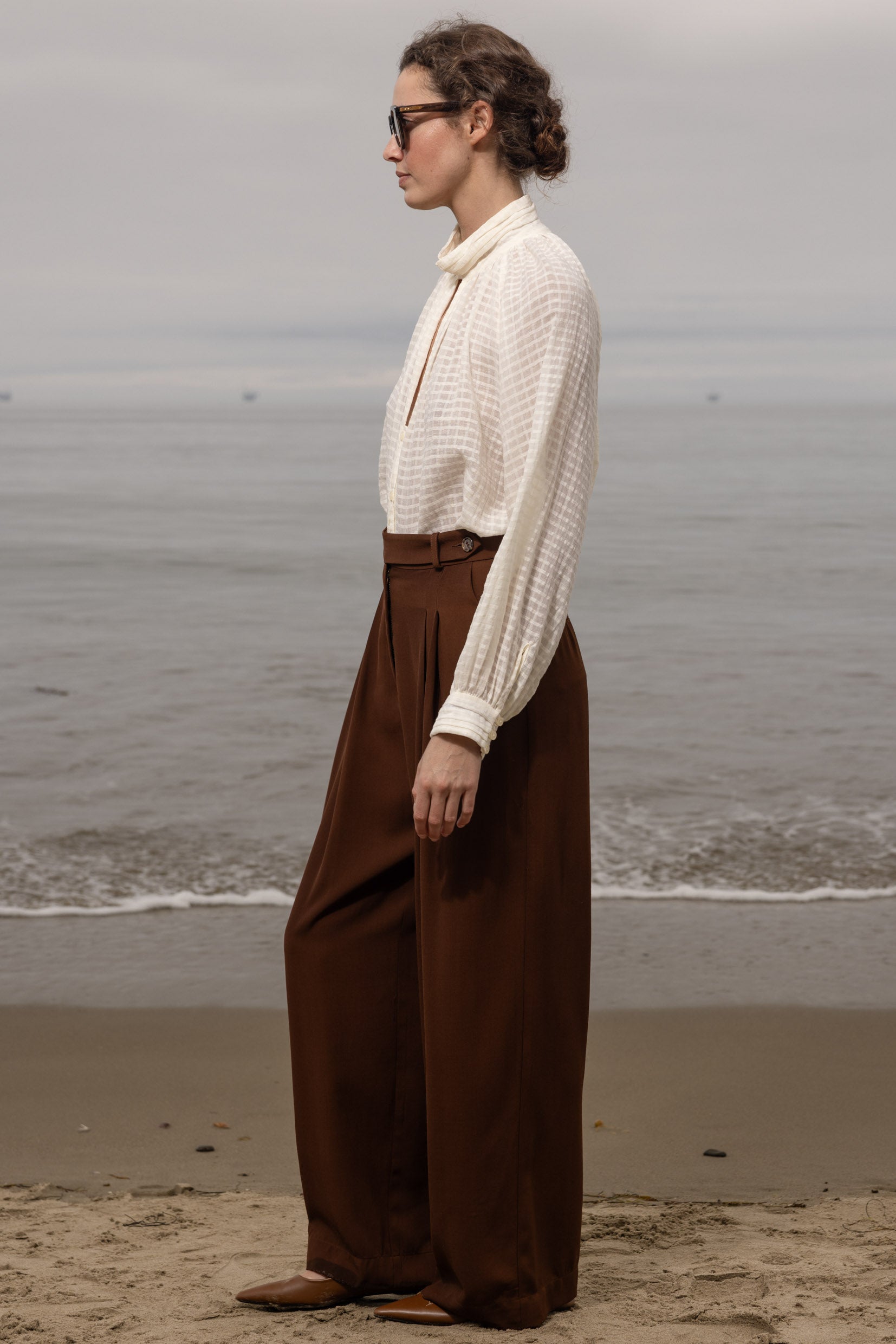 Chaplin Pant - Deep Earth - Heidi Merrick