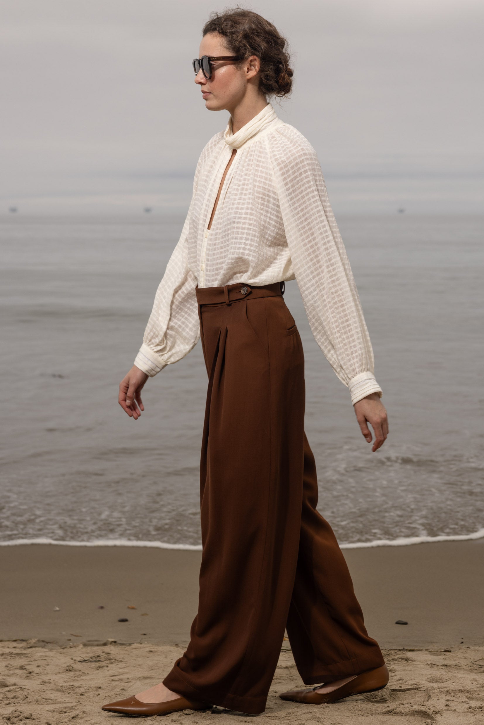 Chaplin Pant - Deep Earth - Heidi Merrick