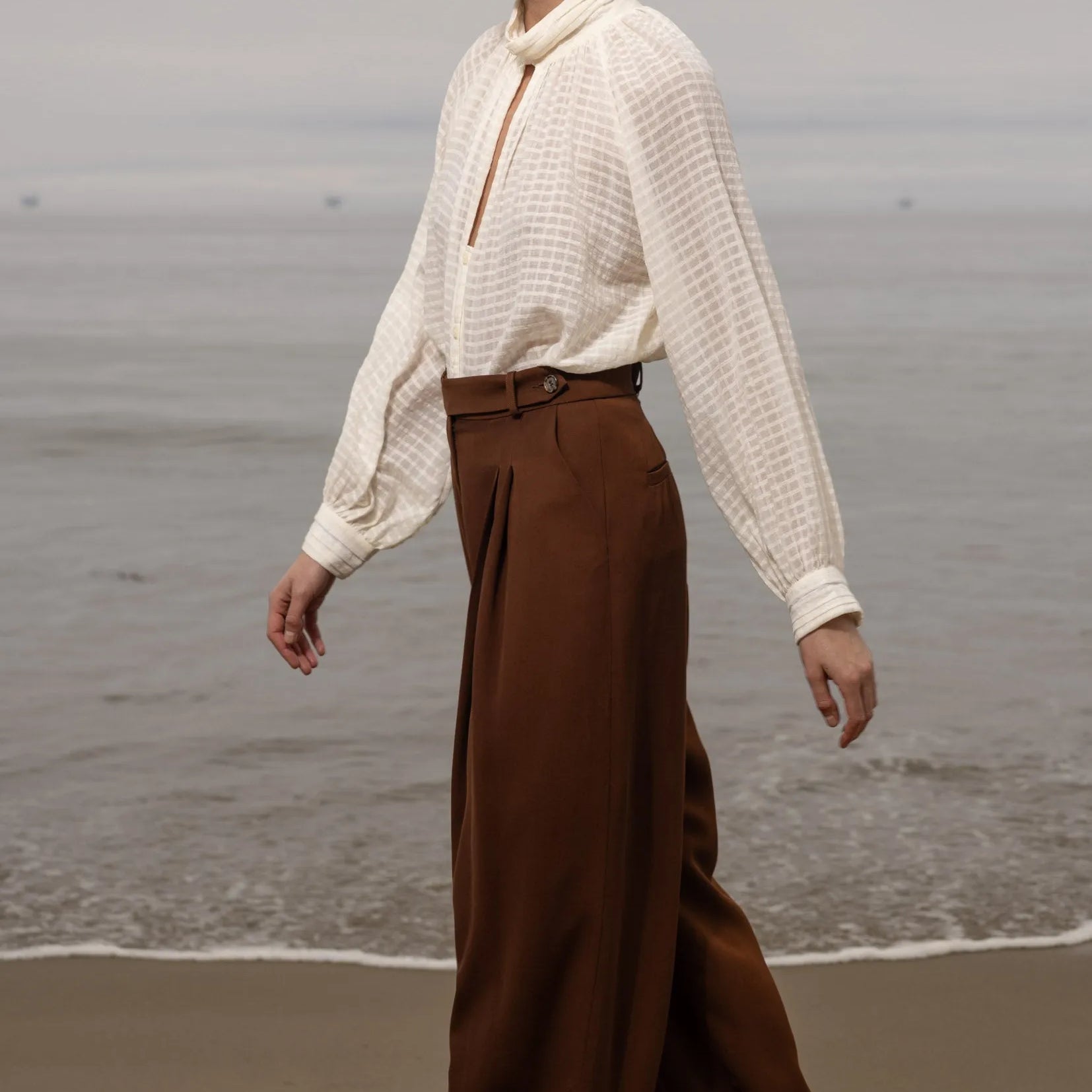 Chaplin Pant - Deep Earth - Heidi Merrick