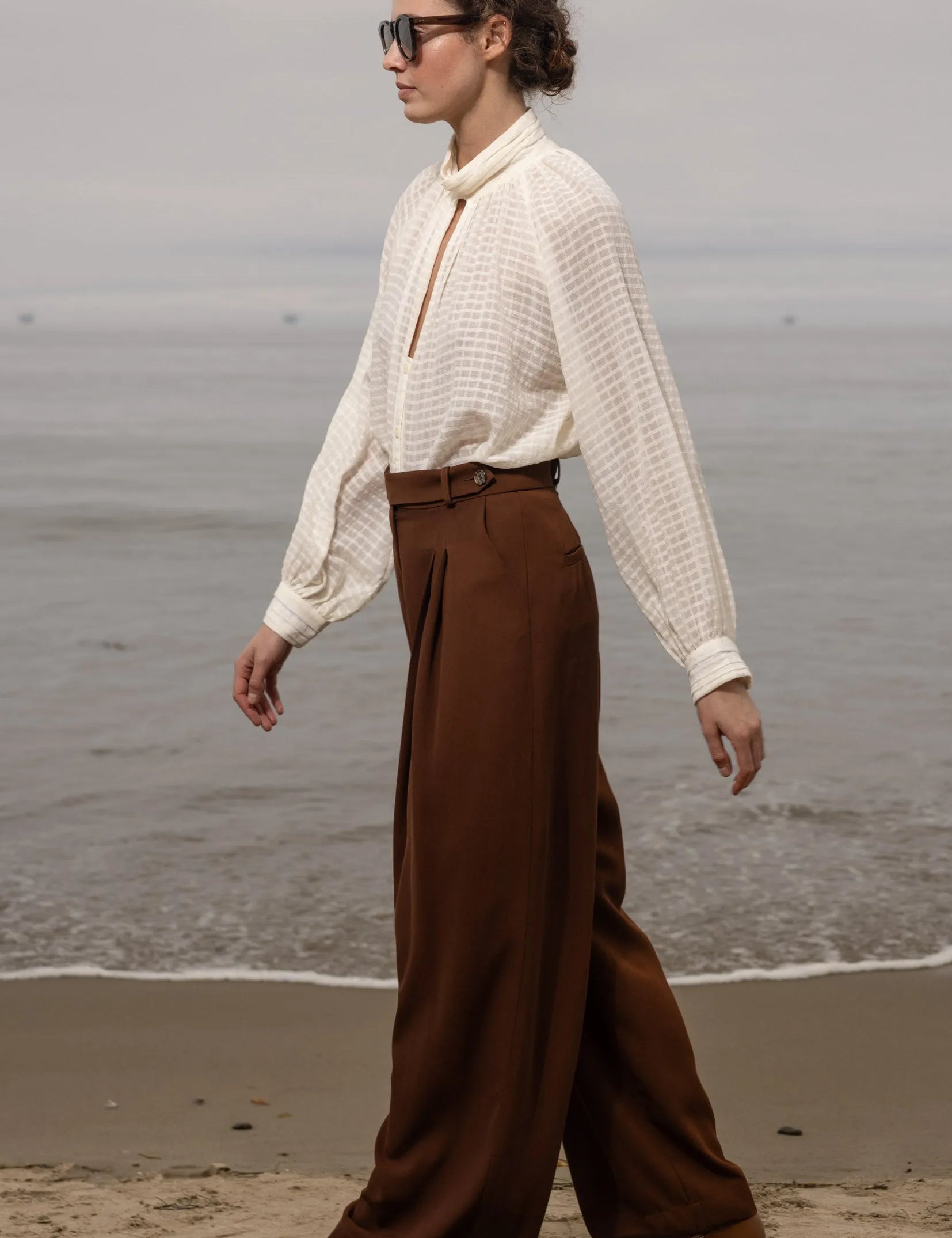 Chaplin Pant - Deep Earth - Heidi Merrick