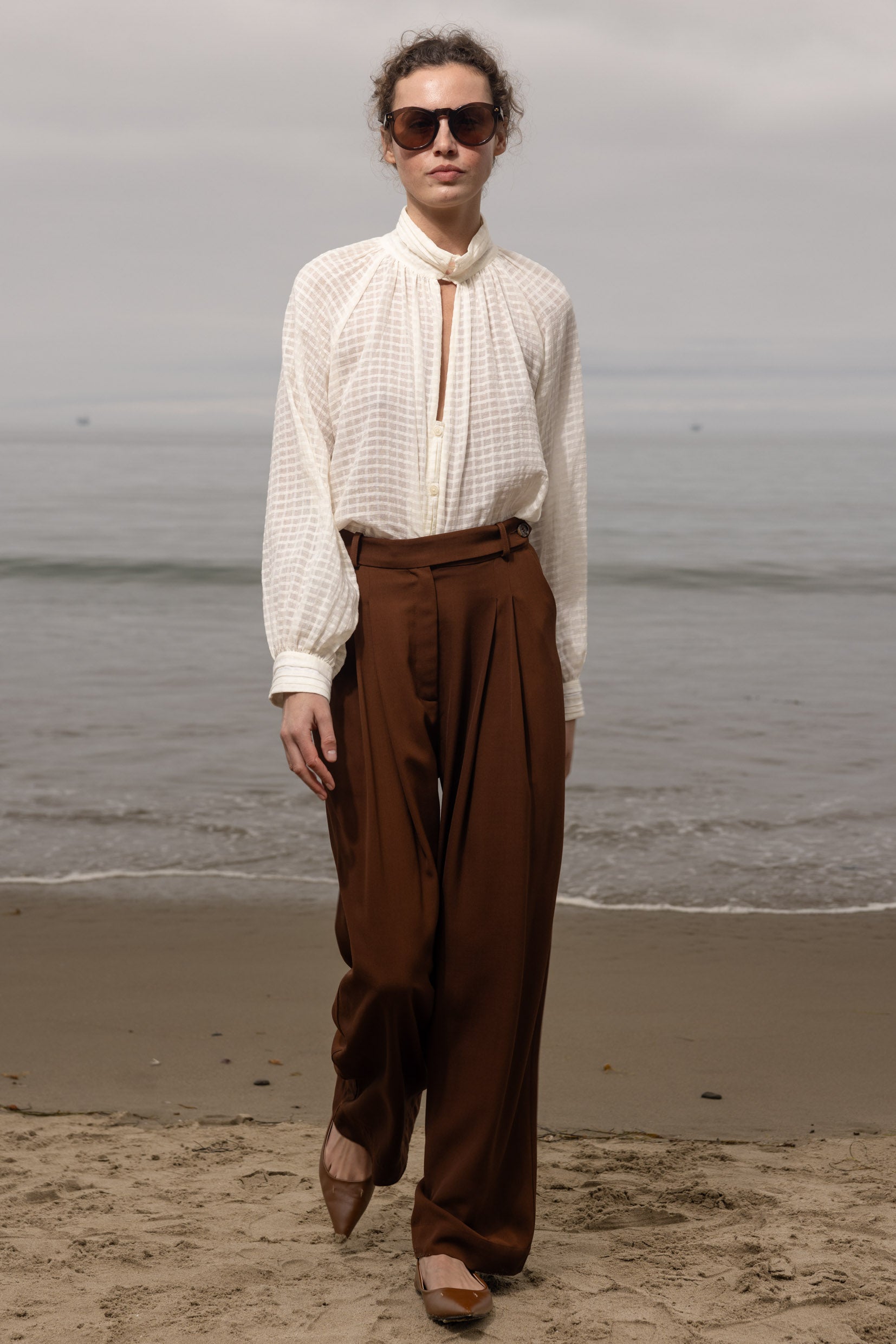 Chaplin Pant - Deep Earth - Heidi Merrick