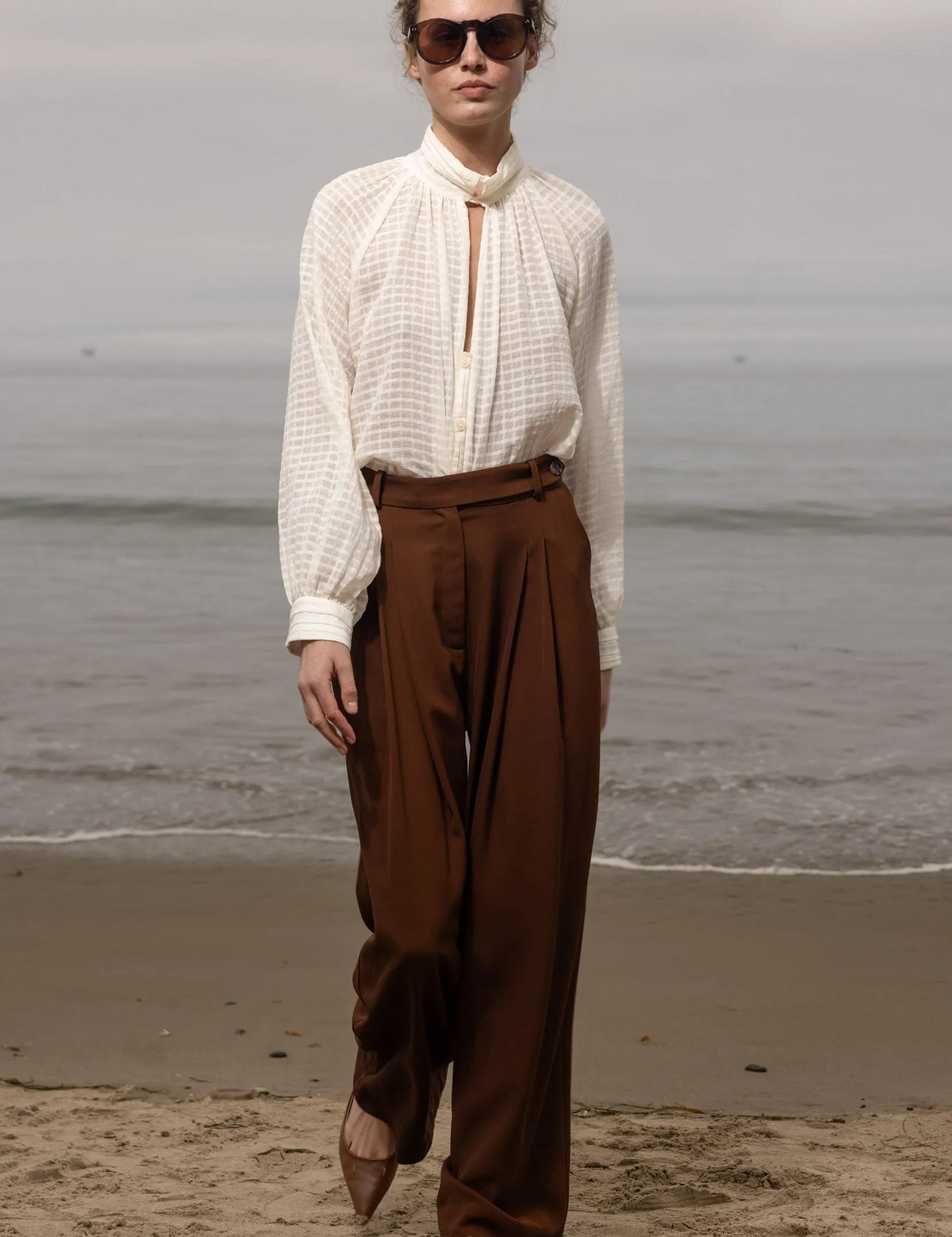 Chaplin Pant - Deep Earth - Heidi Merrick
