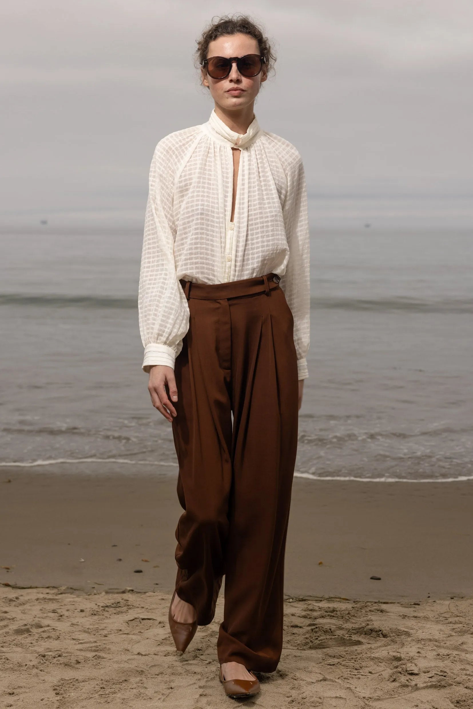 Chaplin Pant - Deep Earth - Heidi Merrick