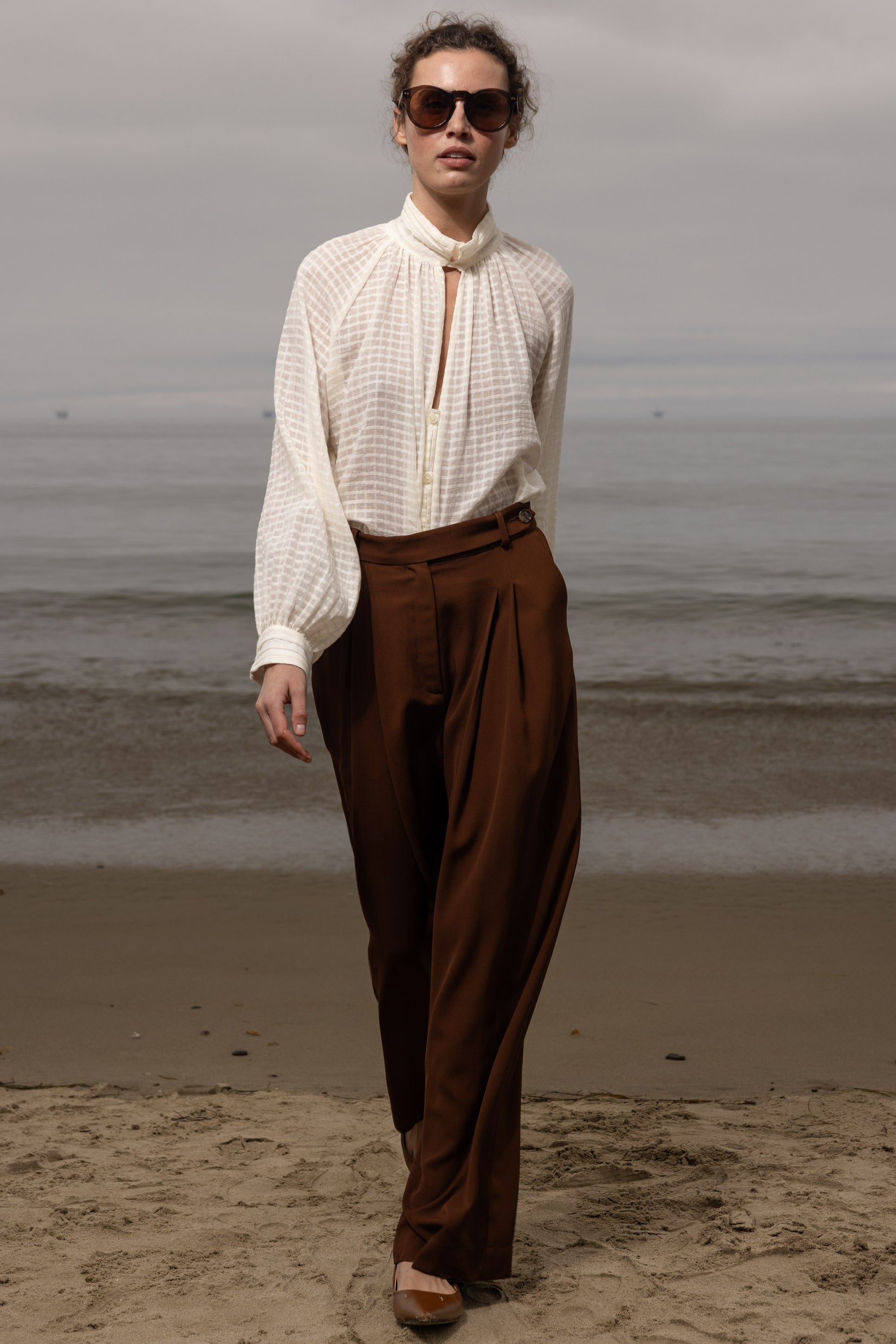 Chaplin Pant - Deep Earth - Heidi Merrick