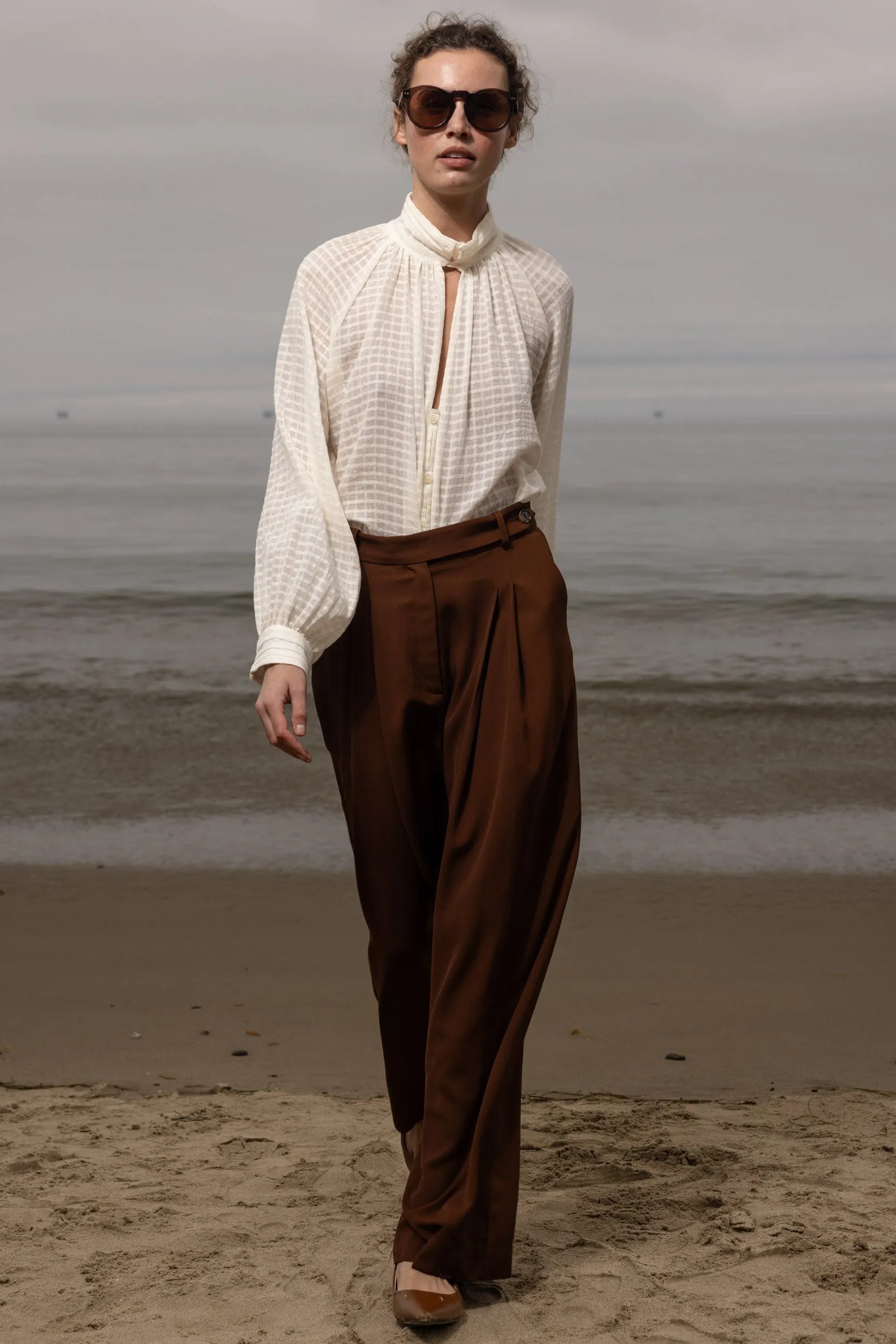 Chaplin Pant - Deep Earth - Heidi Merrick