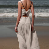 Garden Dress - Ivory Linen