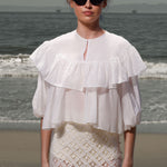 Moon Top - White - Heidi Merrick