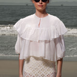 Moon Top - White - Heidi Merrick