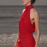 Nysa Top - Vermillion