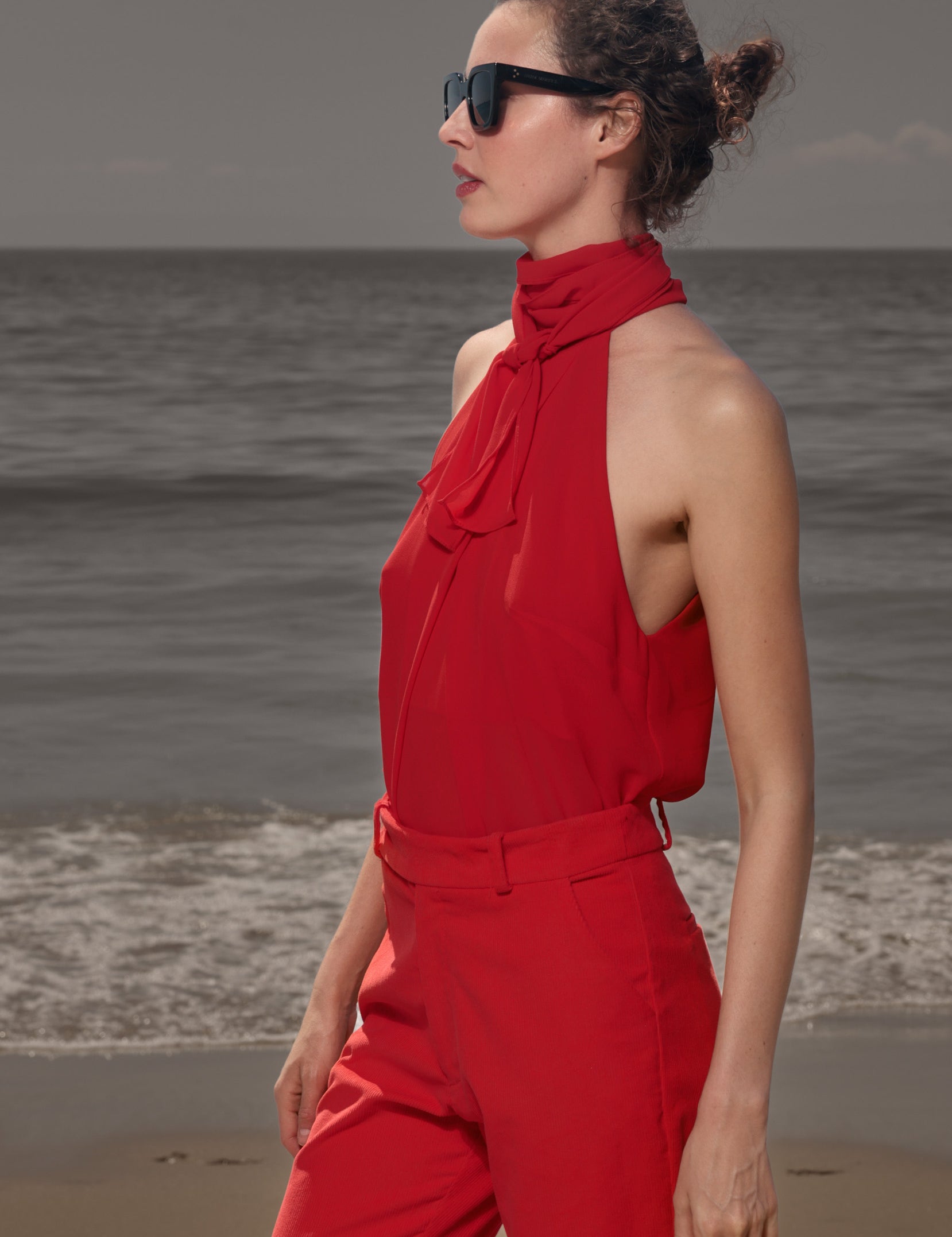 Nysa Top - Vermillion - Heidi Merrick