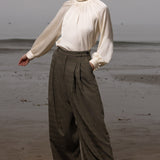 Chaplin Pant - Plaid Wool - Heidi Merrick