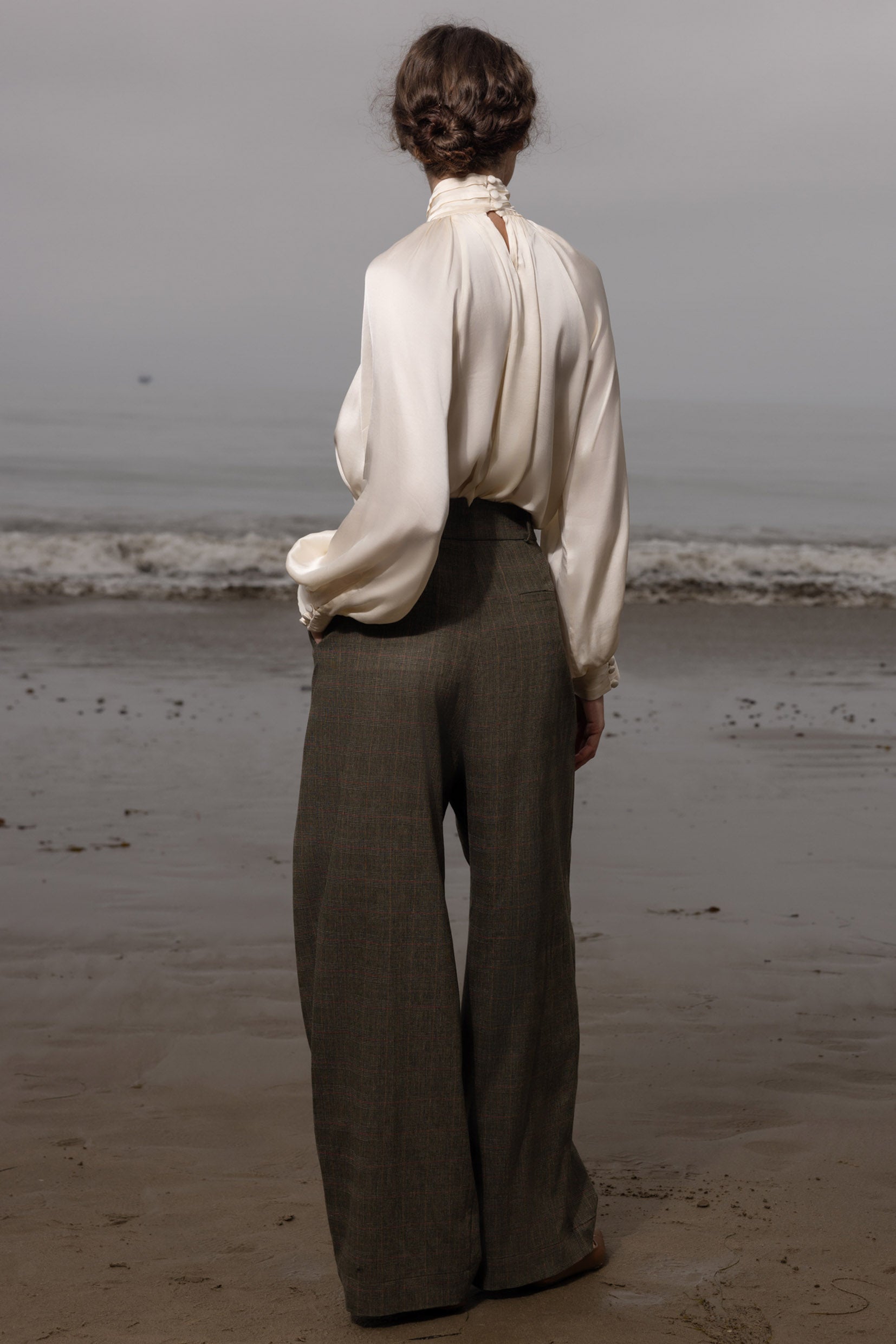 Chaplin Pant - Plaid Wool - Heidi Merrick