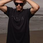 SRF LA Tee - Black on Black - Heidi Merrick