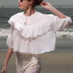Moon Top - White - Heidi Merrick
