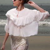 Moon Top - White - Heidi Merrick