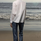 Bruno Pant - Blue Moire - Heidi Merrick