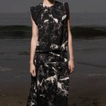 Enzo Skirt - Inghua Shirting - Heidi Merrick