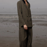 Francoise Blazer - Plaid Wool - Heidi Merrick