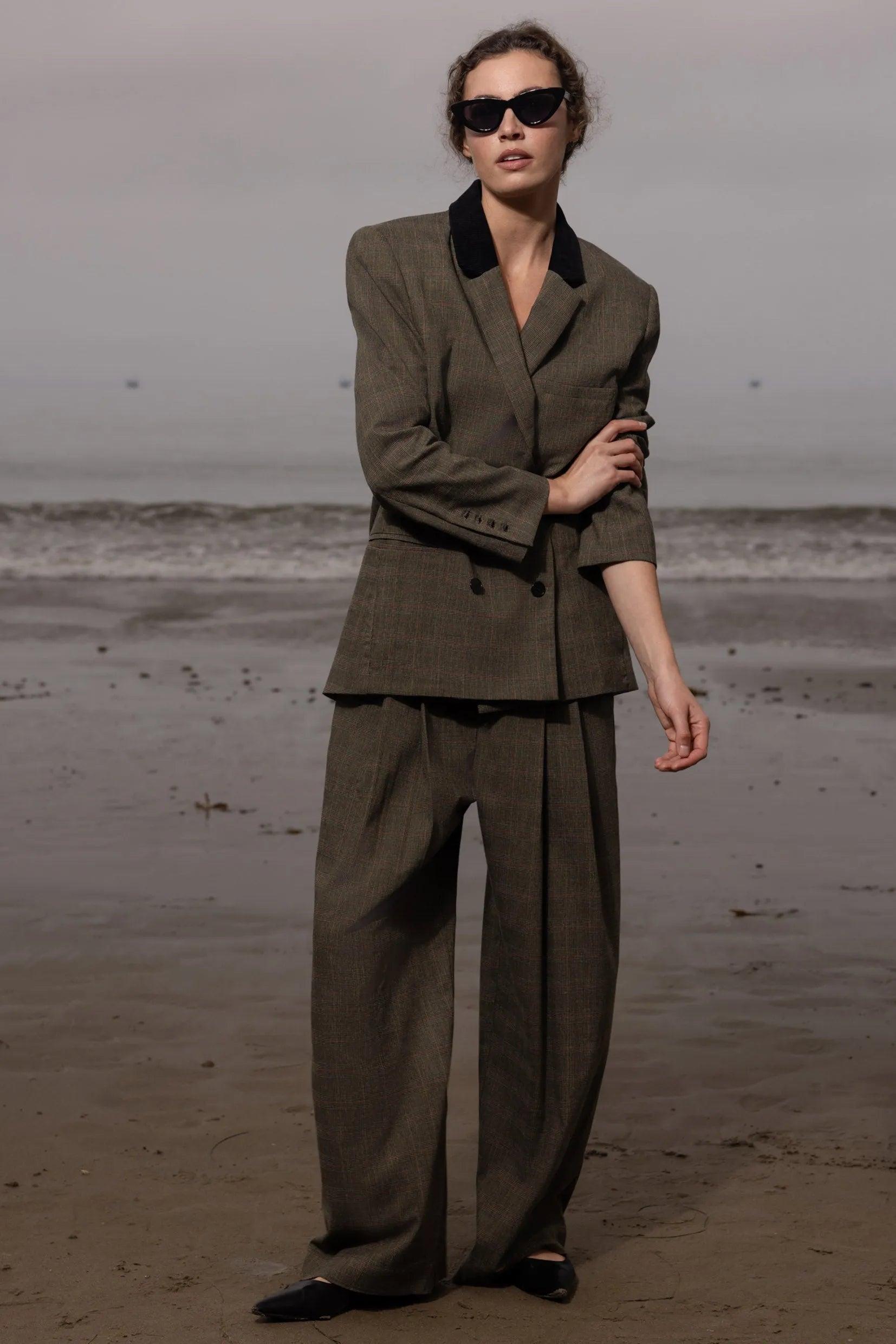 Chaplin Pant - Plaid Wool - Heidi Merrick