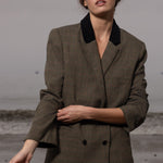 Francoise Blazer - Plaid Wool - Heidi Merrick