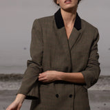 Francoise Blazer - Plaid Wool - Heidi Merrick