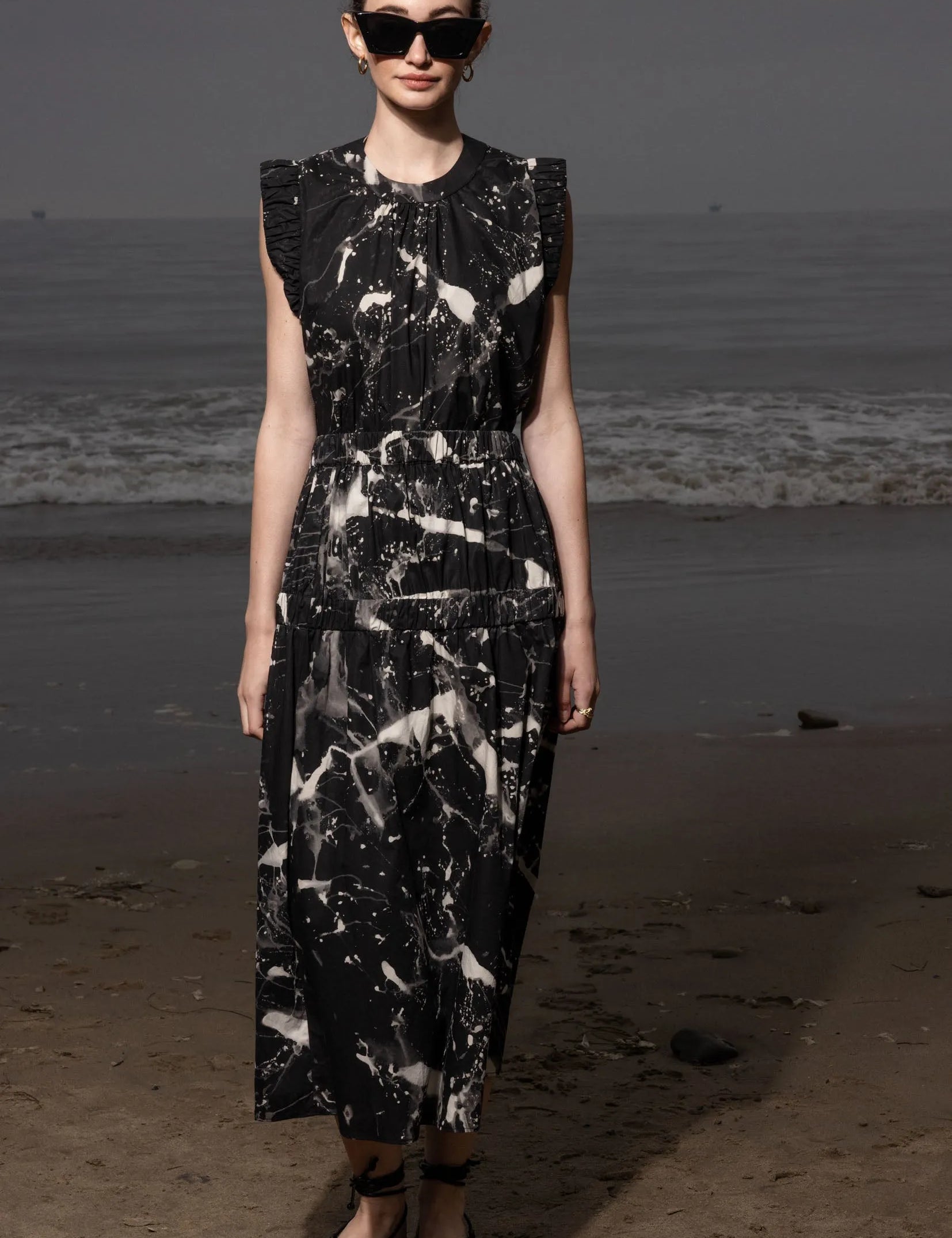Enzo Skirt - Inghua Shirting - Heidi Merrick