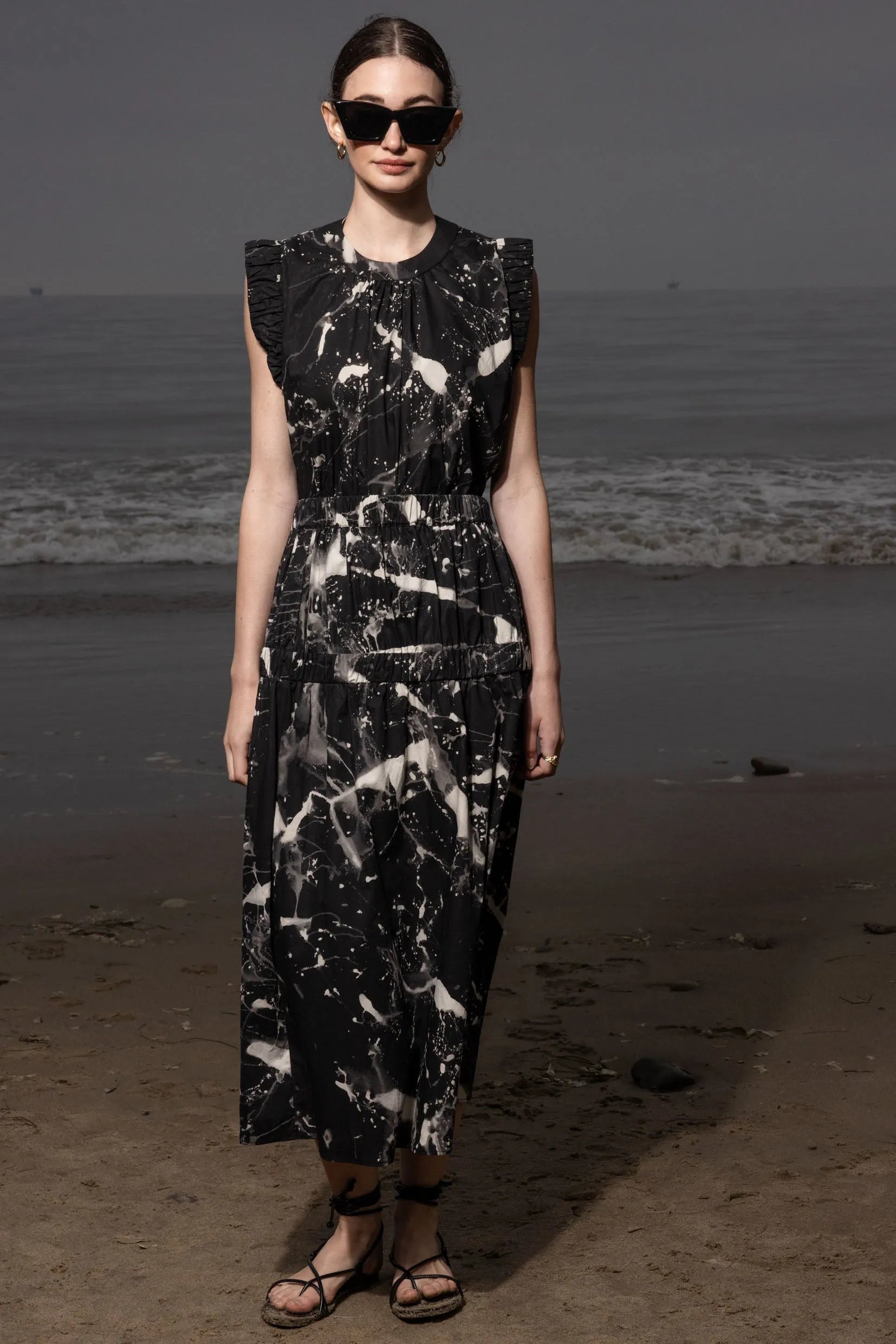 Enzo Skirt - Inghua Shirting - Heidi Merrick