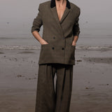 Francoise Blazer - Plaid Wool - Heidi Merrick