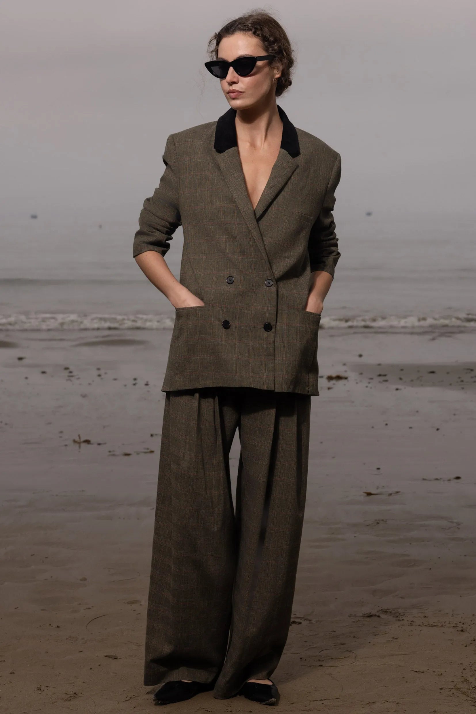 Chaplin Pant - Plaid Wool - Heidi Merrick