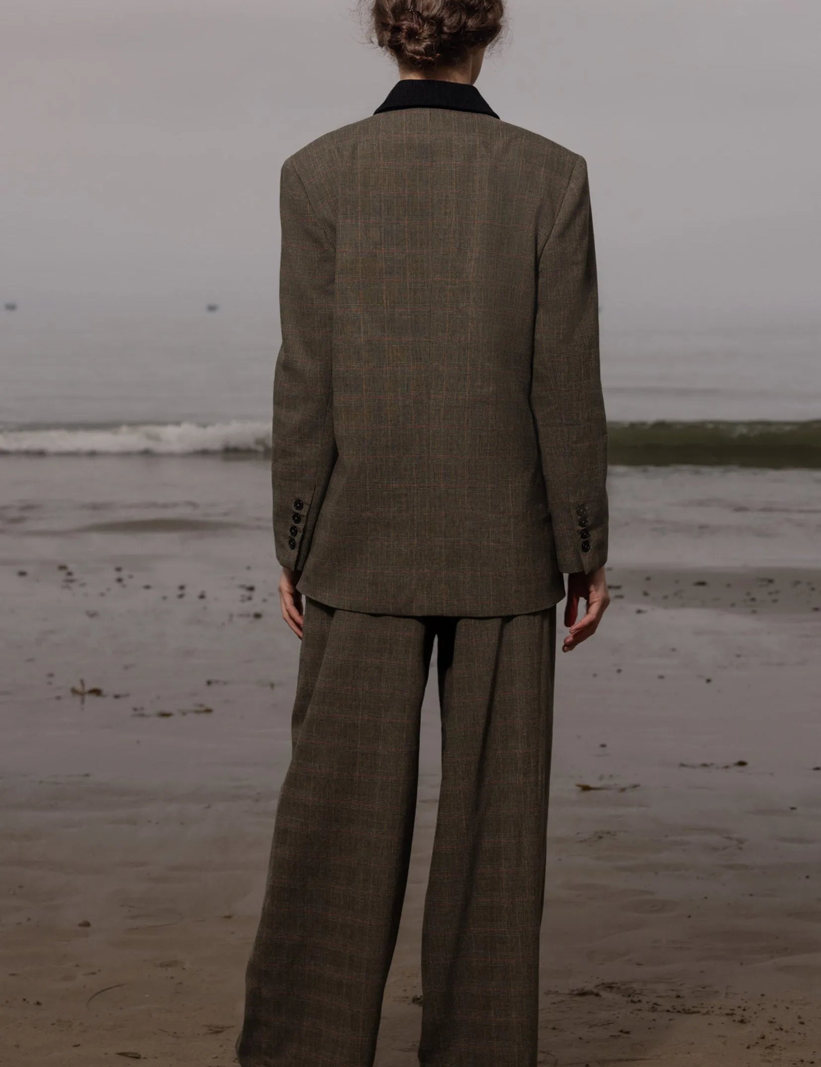 Francoise Blazer - Plaid Wool - Heidi Merrick