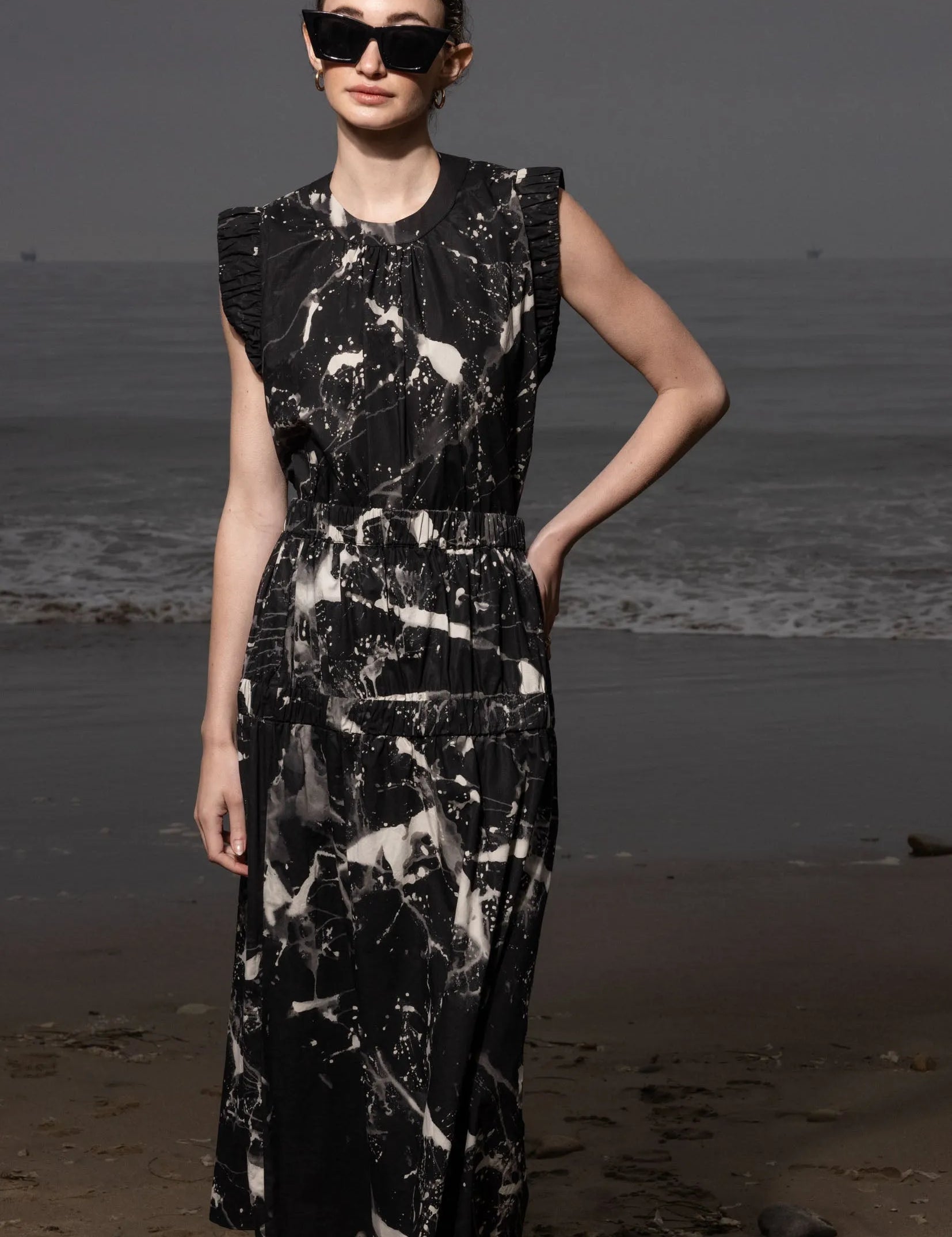 Enzo Skirt - Inghua Shirting - Heidi Merrick