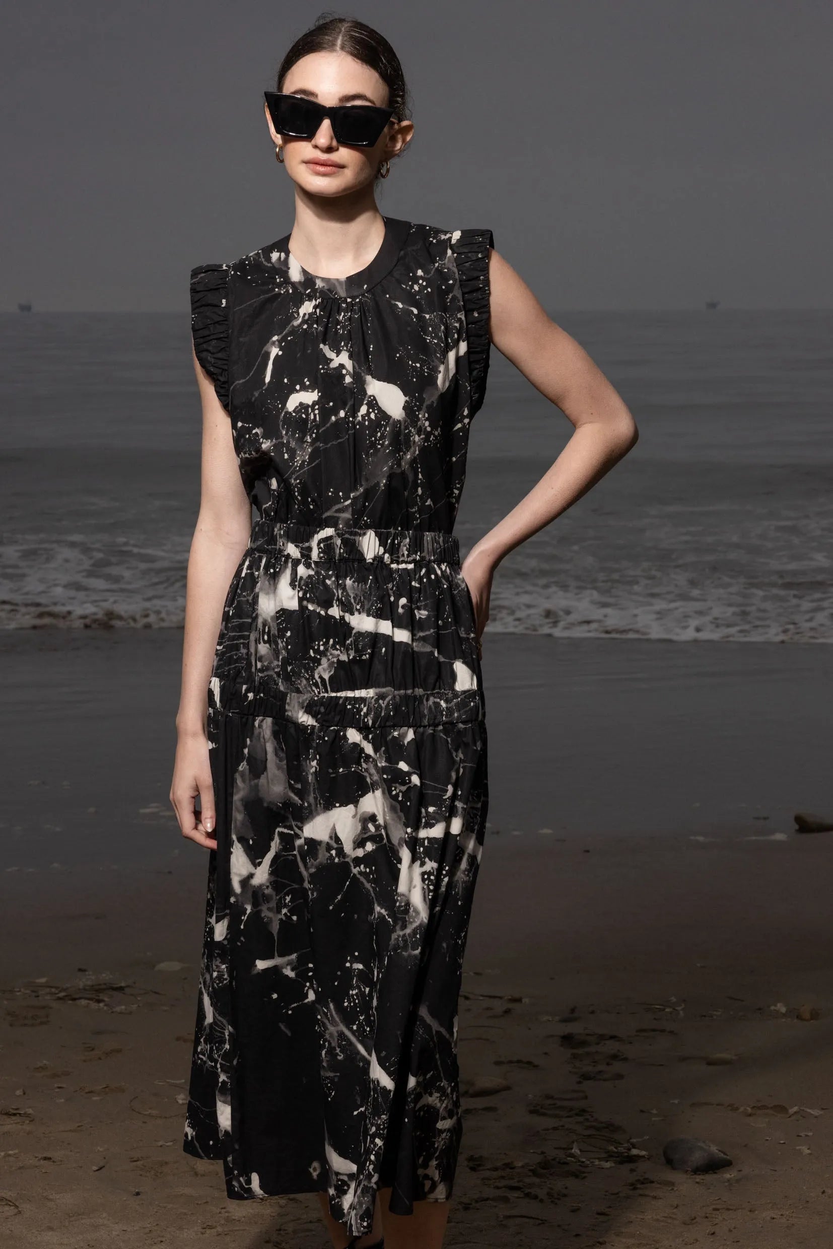 Enzo Skirt - Inghua Shirting - Heidi Merrick