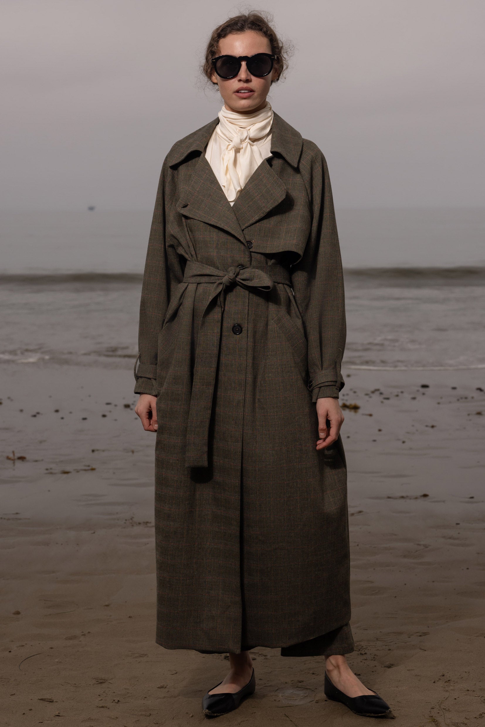 Fog Coat - Plaid Wool - Heidi Merrick