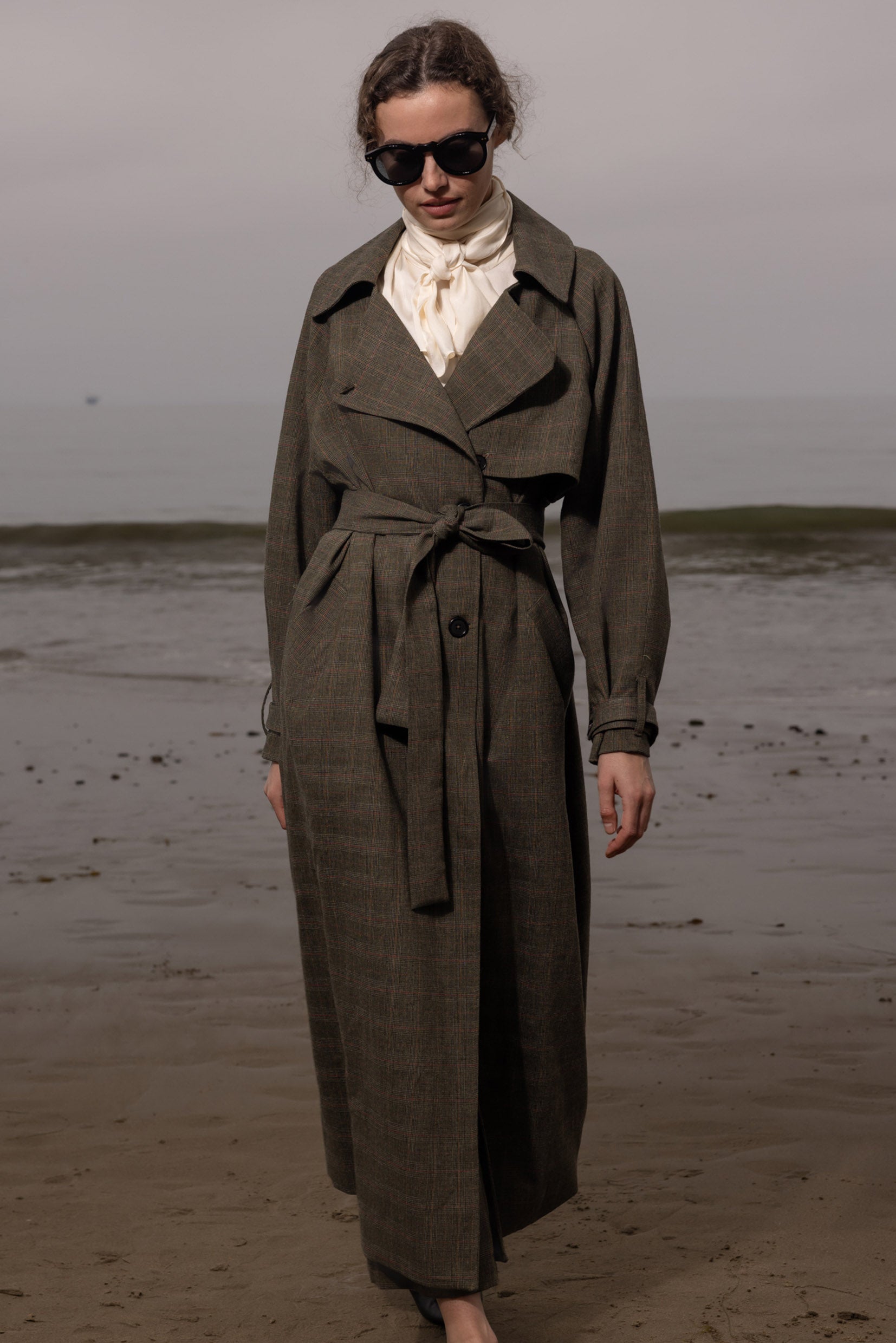 Fog Coat - Plaid Wool - Heidi Merrick