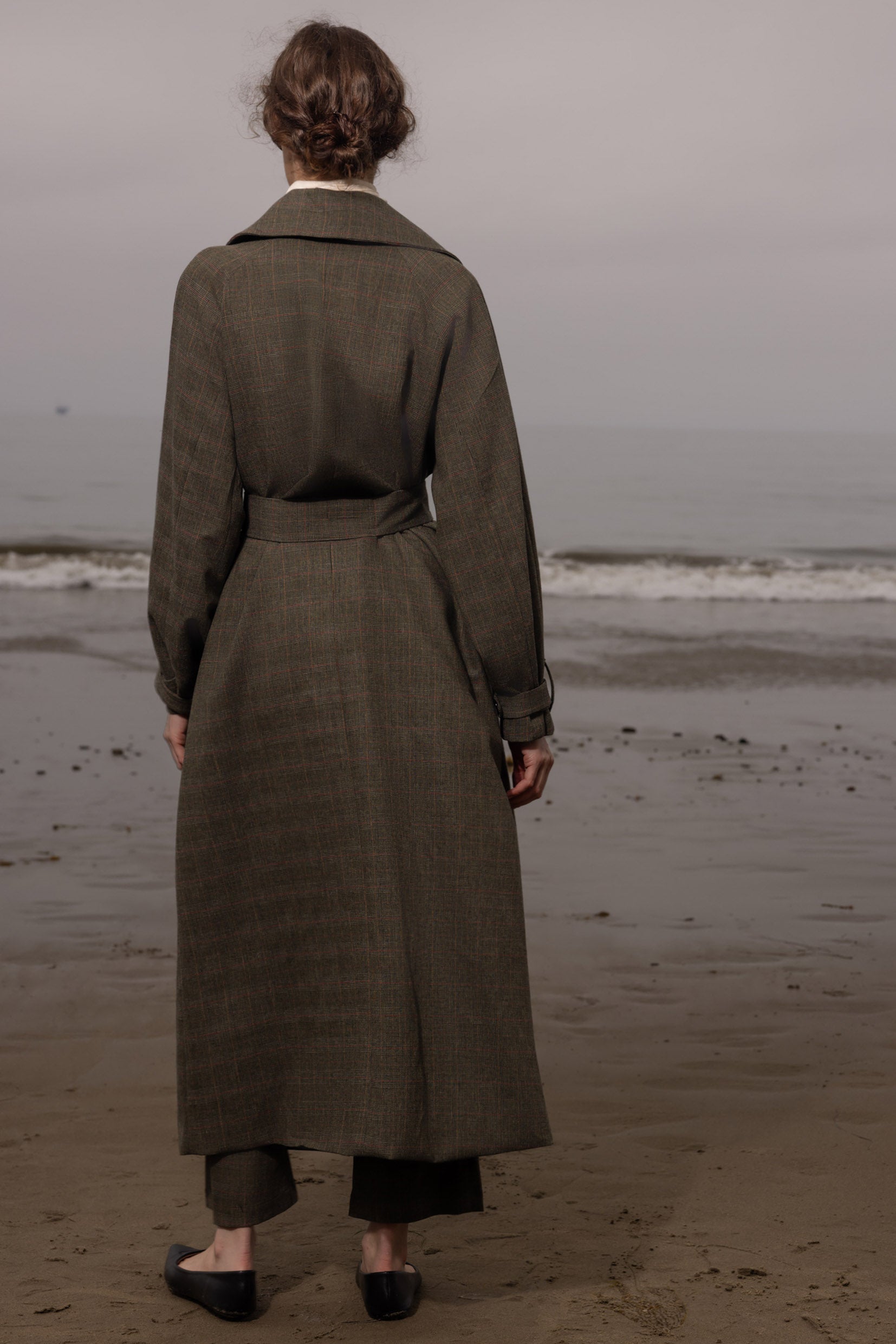 Fog Coat - Plaid Wool - Heidi Merrick