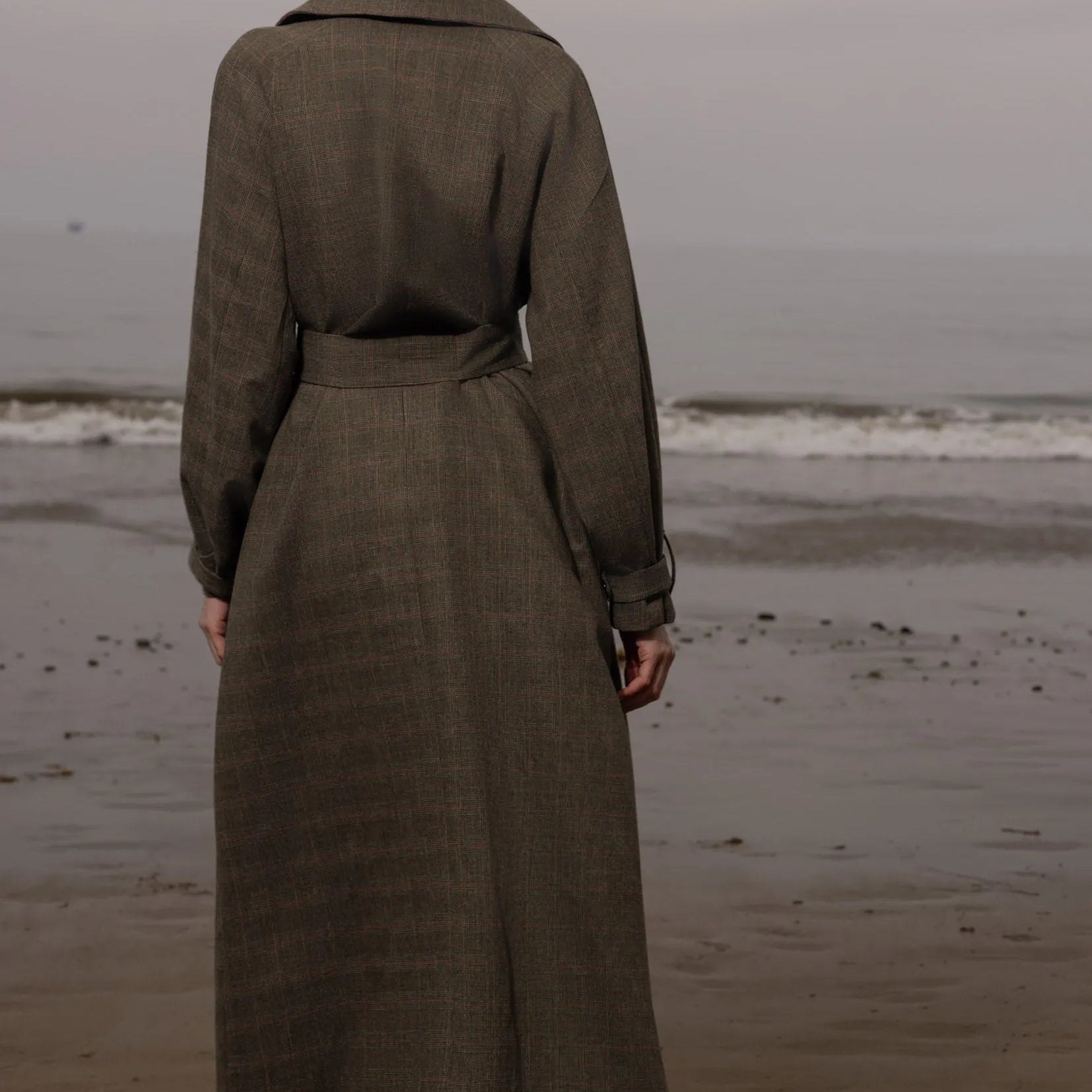 Fog Coat - Plaid Wool - Heidi Merrick