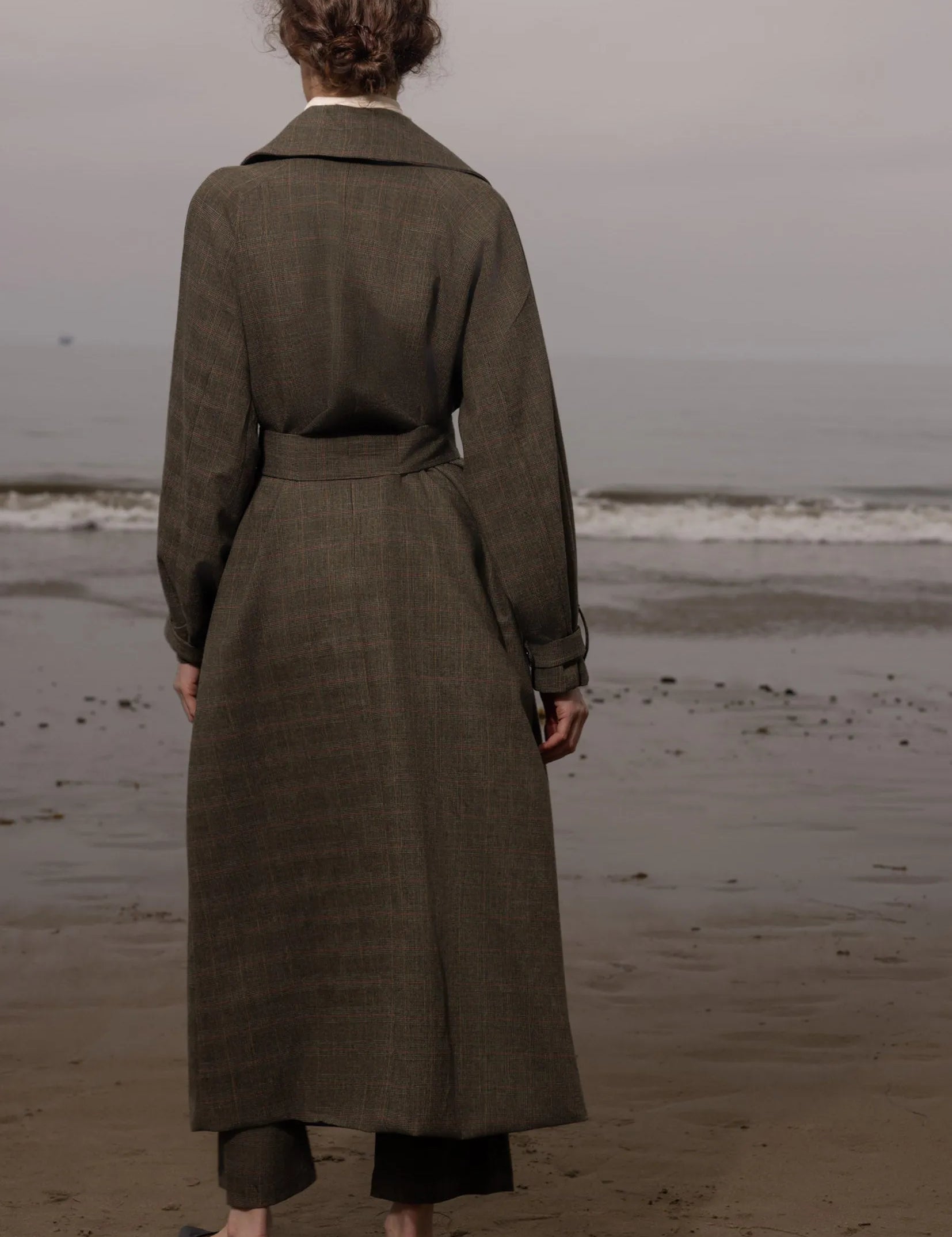 Fog Coat - Plaid Wool - Heidi Merrick