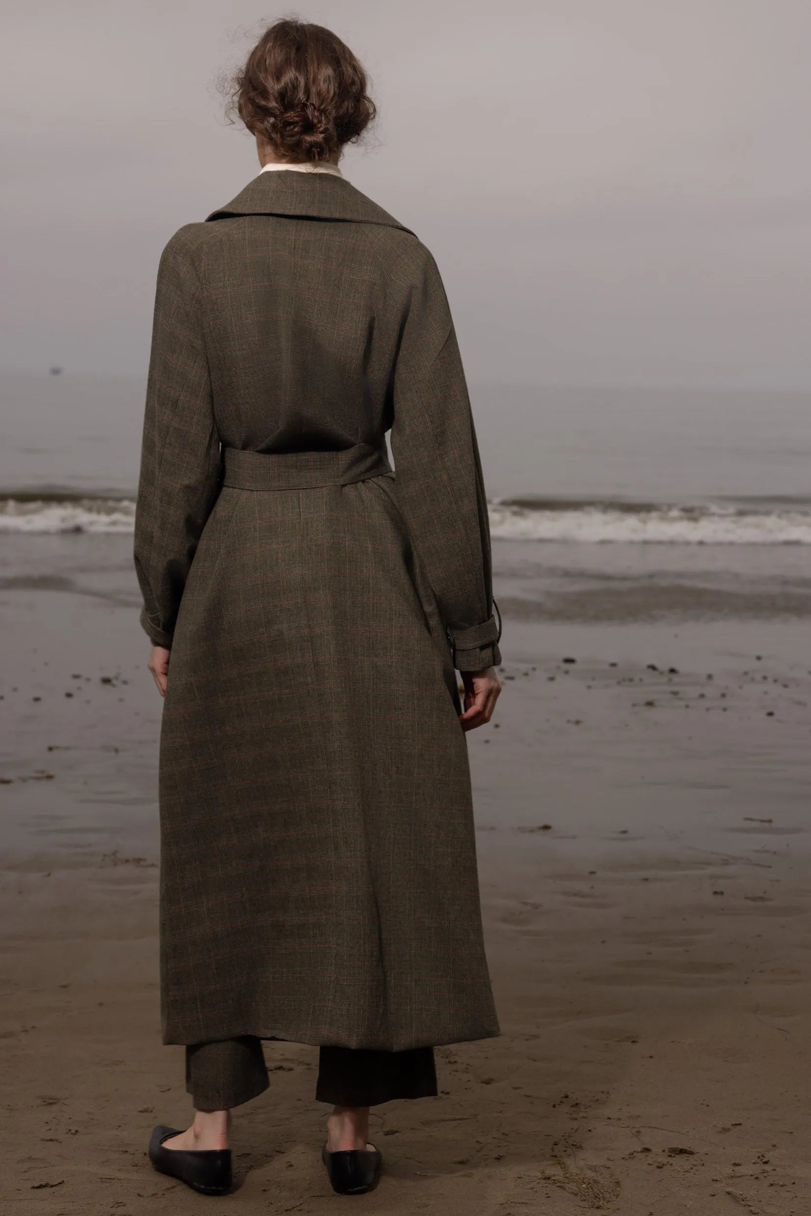 Fog Coat - Plaid Wool - Heidi Merrick