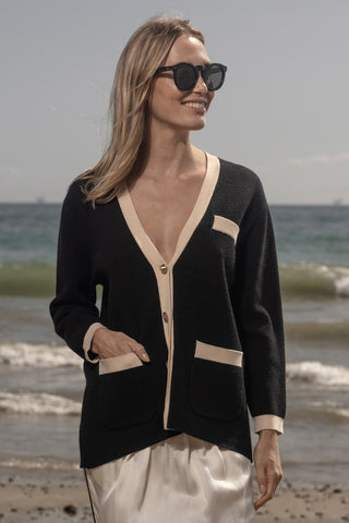 Finny Cardigan - Noir