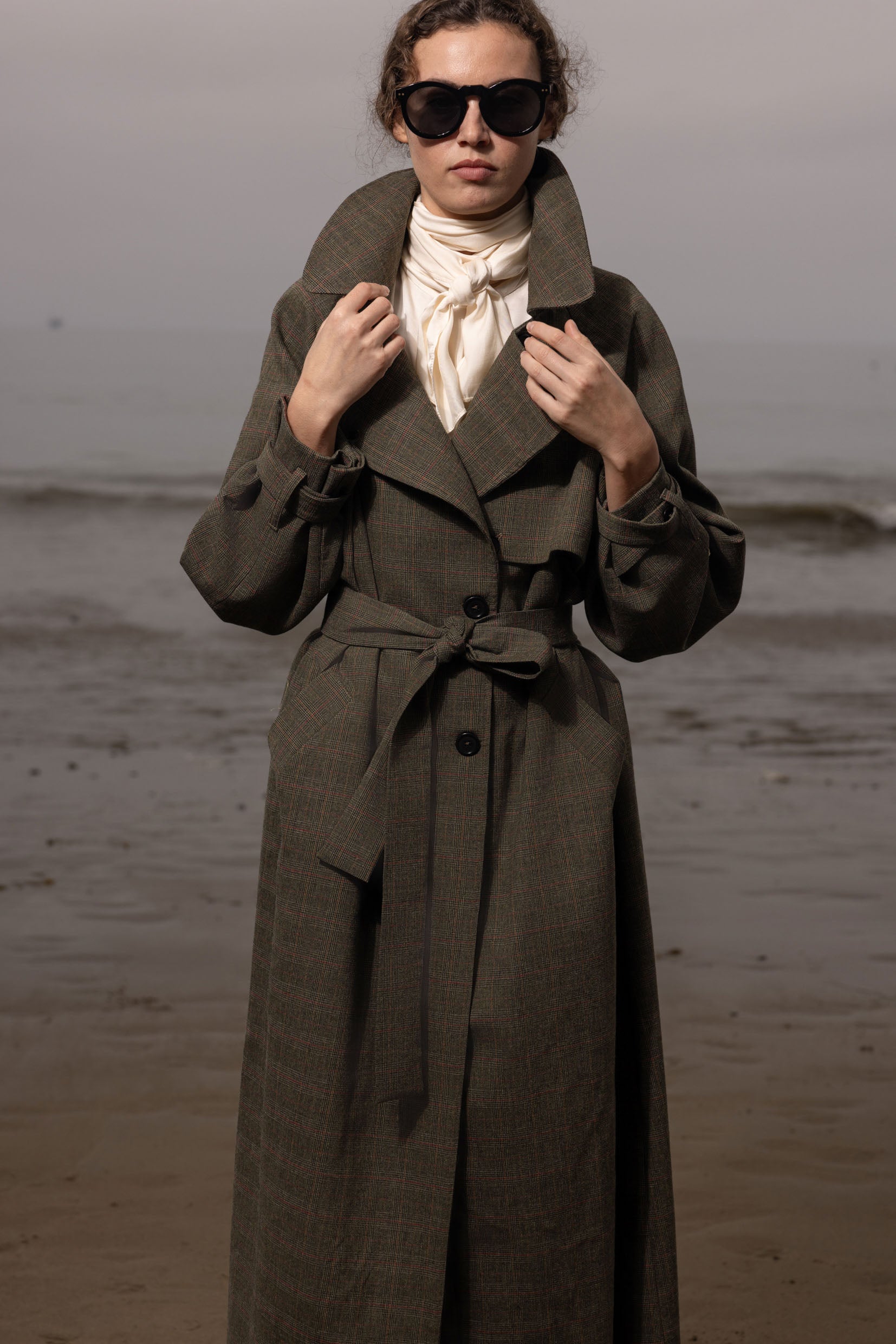 Fog Coat - Plaid Wool - Heidi Merrick
