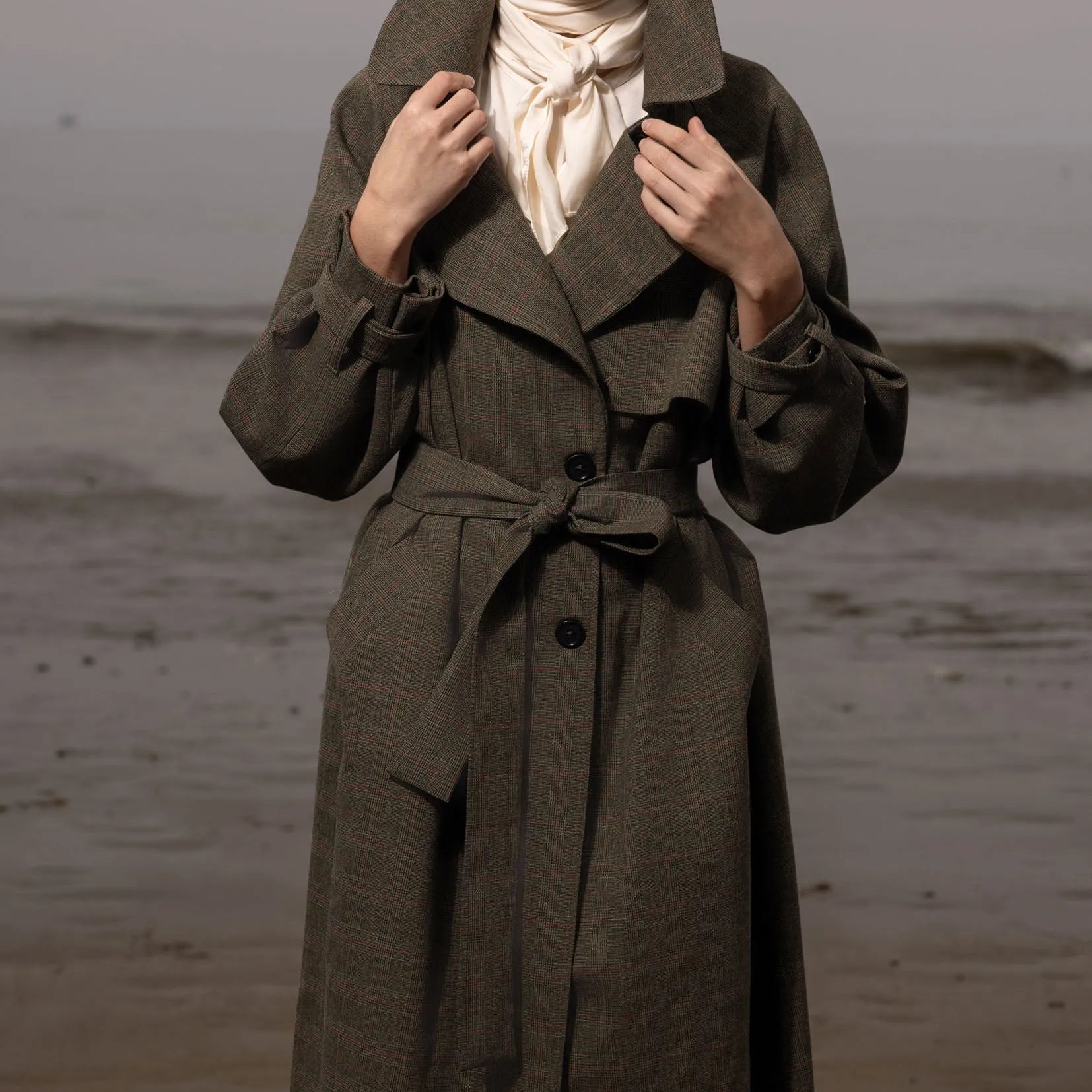 Fog Coat - Plaid Wool - Heidi Merrick