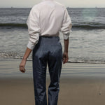 Bruno Pant - Blue Moire - Heidi Merrick