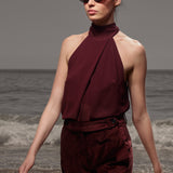 Nysa Top - Burgundy