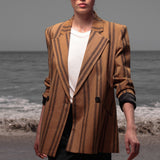 Mars Blazer - Golden Moroccan Stripe