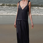 Ballerine Dress - Black Shirting - Heidi Merrick