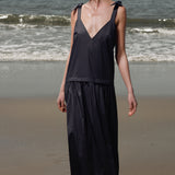 Ballerine Dress - Black Shirting - Heidi Merrick