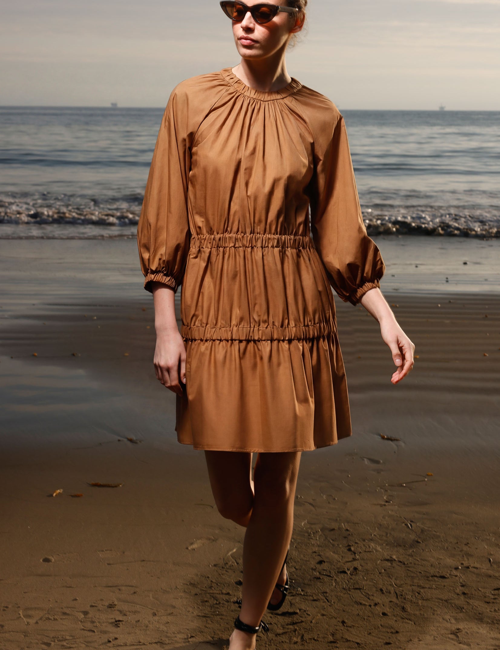 Brooke Dress - Safari - Heidi Merrick