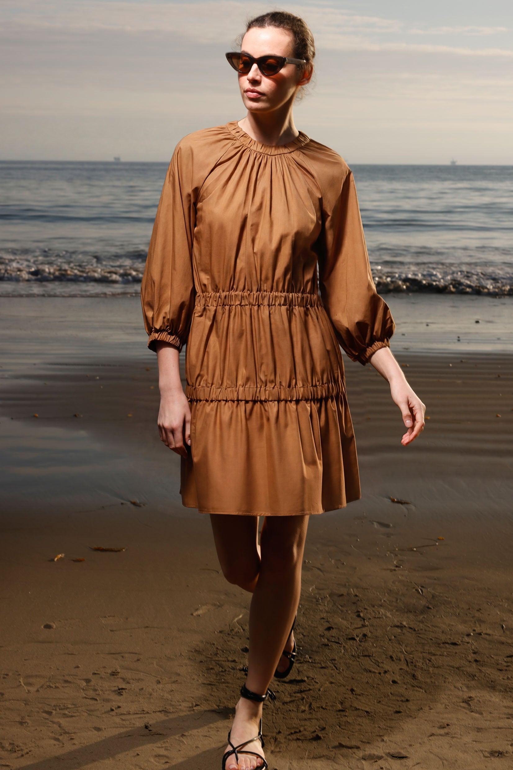 Brooke Dress - Safari - Heidi Merrick