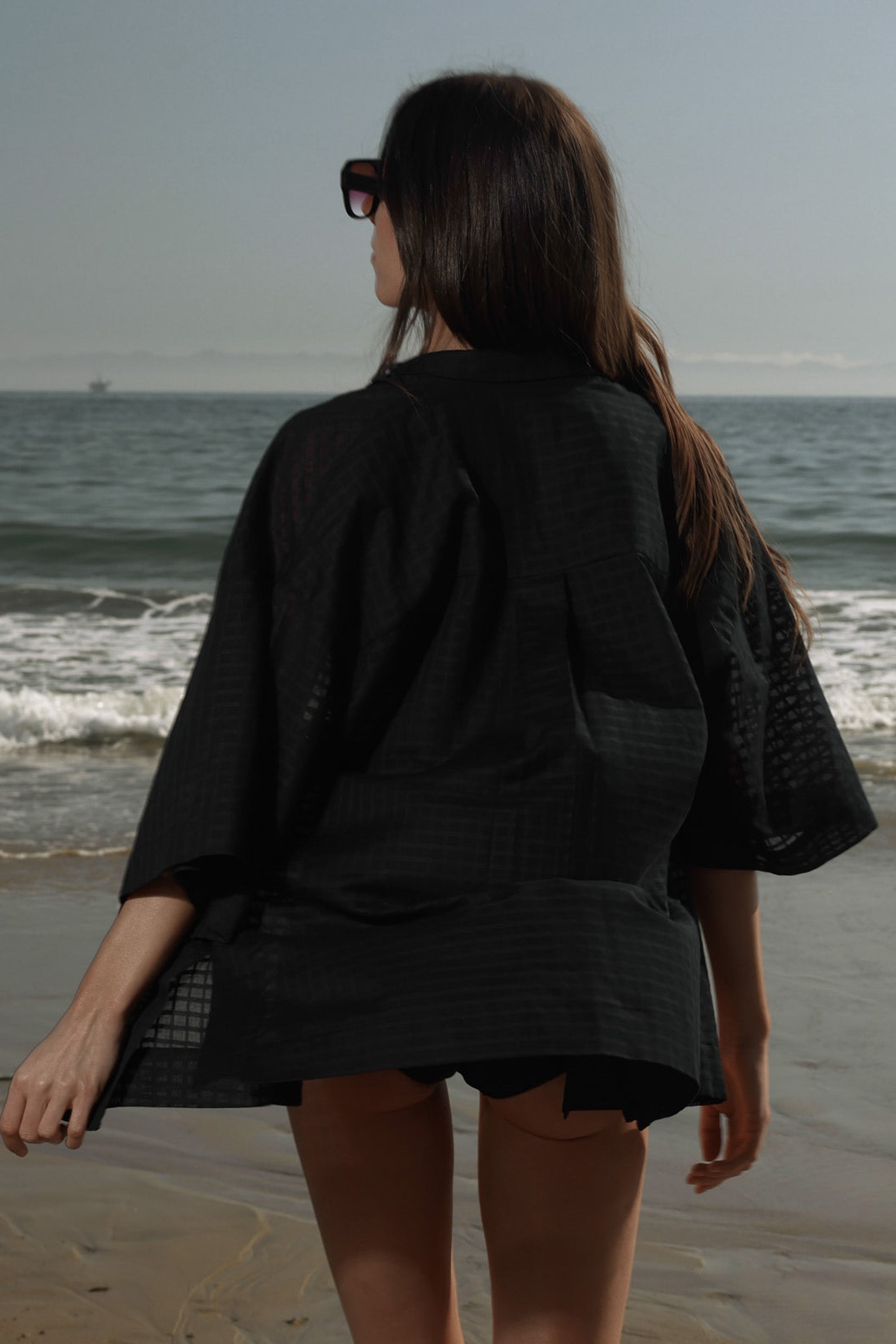 Aloha Shirt - Noir - Heidi Merrick