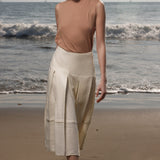Contessa Skirt - Glass Green Linen